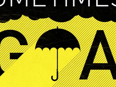 Rain Rain Go Away black diagonal ella rain texture type umbrella yellow