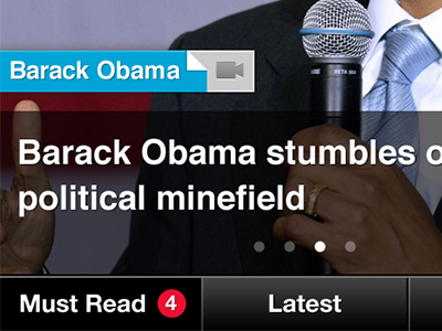 iPhone 4 News App iphone iphone 4 mobile news touch