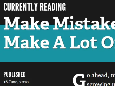 Personal Site Headlines 2 type