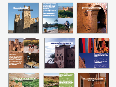 Simple brochure thumbnails brochure morocco print travel