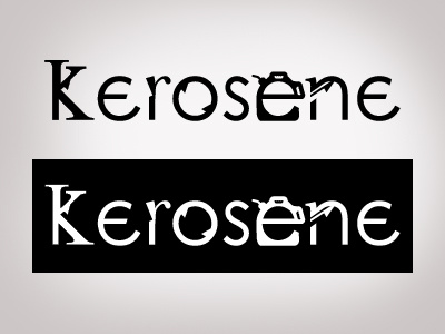 Kerosene Logo band logo music