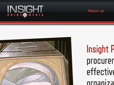 Insight print media v2 black grey refrigerator deluxe