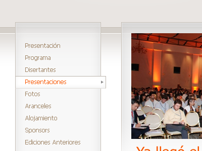 Vertical menu menu navigation ui