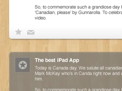 Unread, read. ipad planetaki