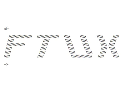 FT UX ascii signature ascii black hand drawn signature typography white