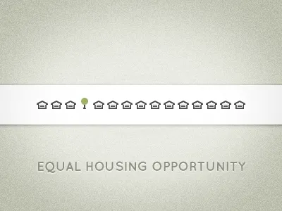 Equal Housing Opportunity icon tan texture
