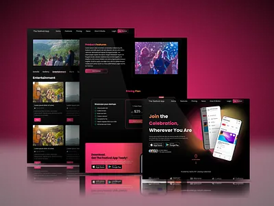 Event Management Website UI UX design app app design branding design graphic design illustration landing page design logo mobile app design ui ui ux design ui ux desin web app design website design