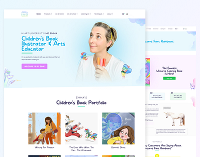 Emma Tipping figma html responsive ui web design wordpress