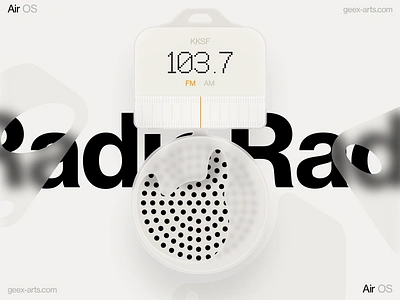 Air Radio dashboard design homepage illustration interface ios iphone mobile news ui