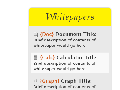 Website Navigation book antiqua gray grey icons lucida sans navigation orange yellow