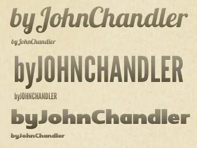 Type Samples insolent league gothic lobster