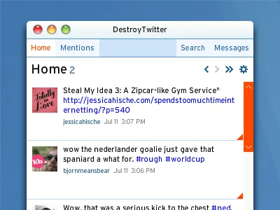 Reddit application theme twitter ui