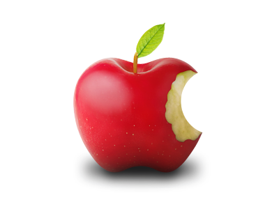 Real Apple Logo 3d apple logo realistic