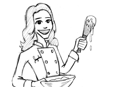 Chef Sketch avatar character design illustration