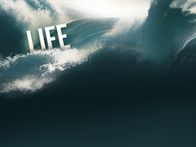 Stormy Waters blue change life stormy water