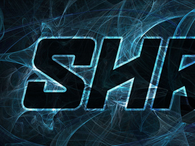 Shredstick - Aura fractal snowboard