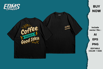 Coffee Day Retro Style Design adobe illustrator apparel artwork branding clothing design coffee coffee day design good idea illustration lettering tshirt design typography vintage design