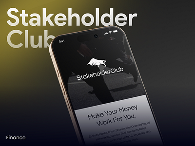 StakeholderClub Case Study app design app designer app ui design app ux design design designer figma design figma designer graphic design graphic designer stakeholderclub ui design uiux design uiux designer ux design