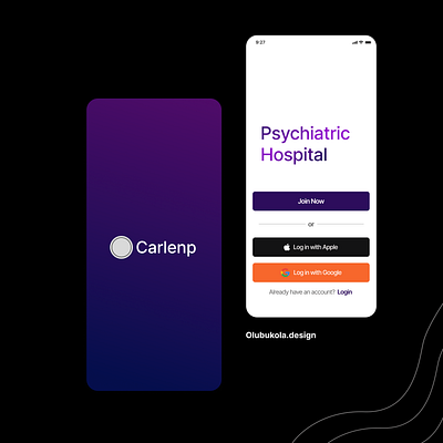 Carlenp: " Revolutionizing Psychiatric Care" app ux graphic design ui