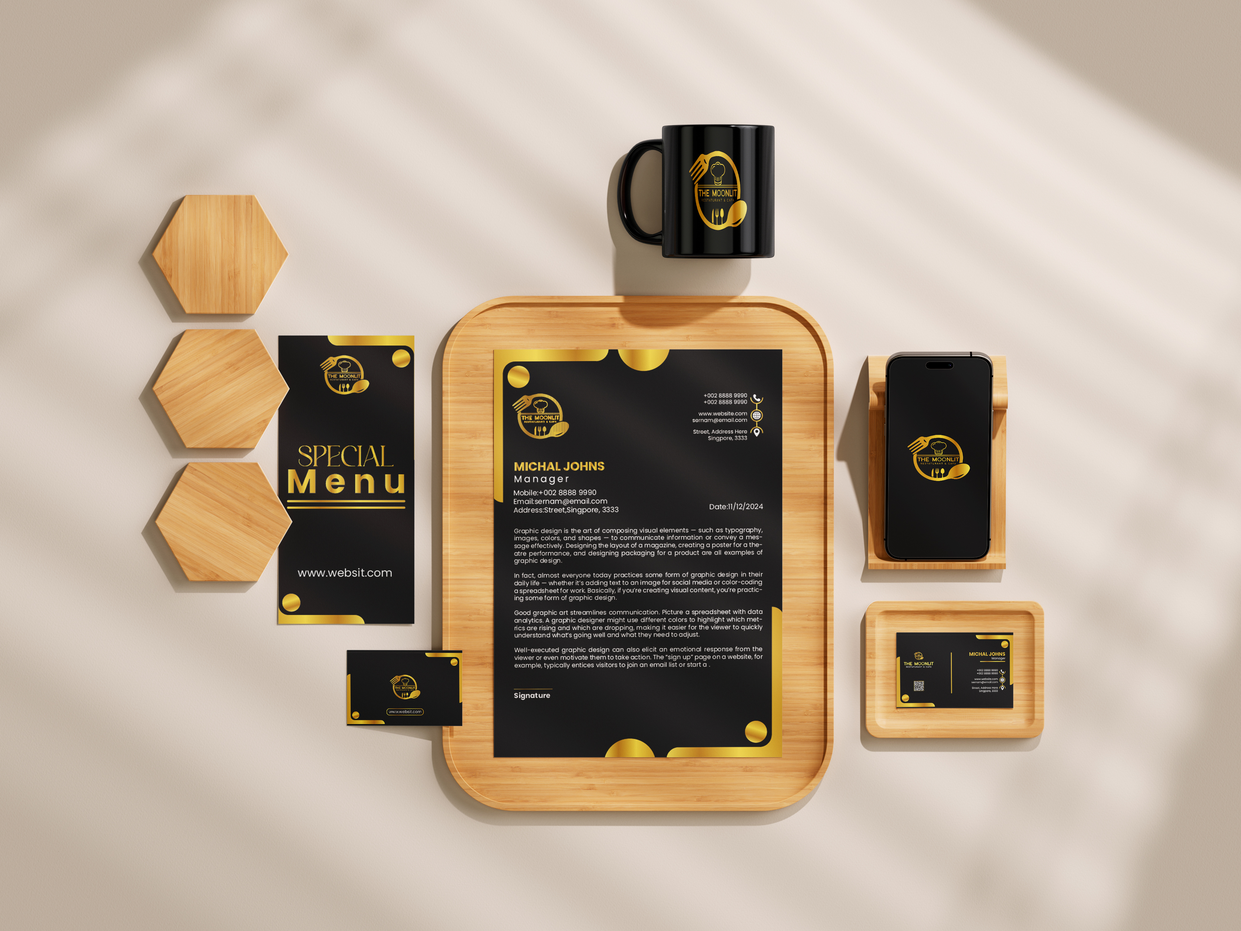 Example of Corporate Identity And Full Stationery