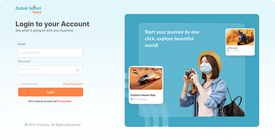 Login page design