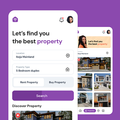 SurePropati - Real Estate Mobile App agency app design branding design graphic design mobile app product design real estate ui ui design ux design