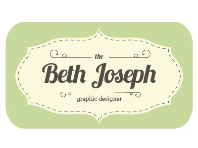 that's a classy brand you got there, ma'am archer green lobster sew typography vintage