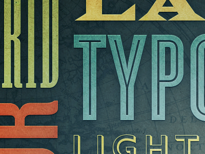 Light blue presentation texture typography