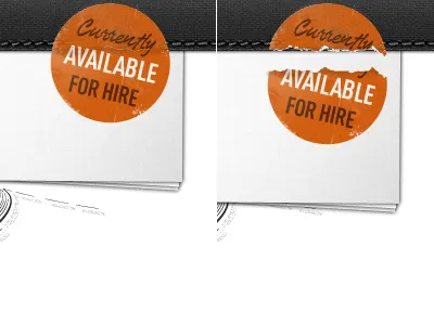 Portfolio Teaser old texture type vintage web design webdesign