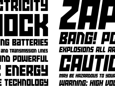 Power Grid black font power grid type white