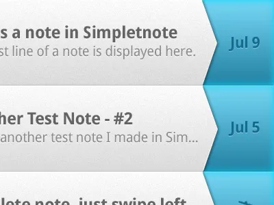 SimpleNote for Android android notes simplenote