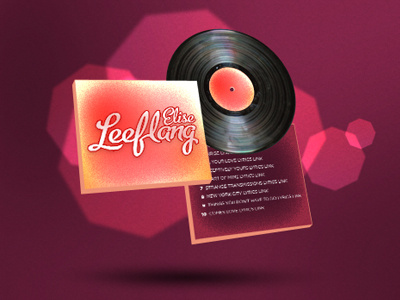 Elislives Album album cover elislives music vinyl