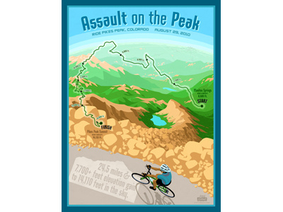 Finished Cycling Poster design illustration poster design