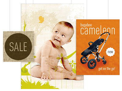 Retail Window Signage babies retail stroller window signage