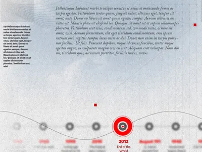 Timeline Concept conceptual website