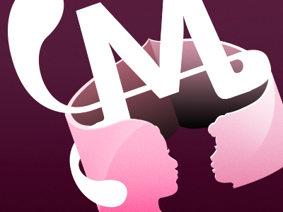 Makidada heart logo silhouet