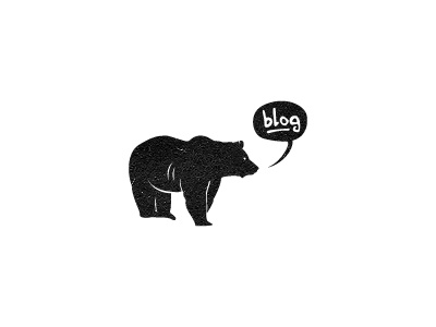 Björn's Blog bear bjorn blog branding identity illustration logo