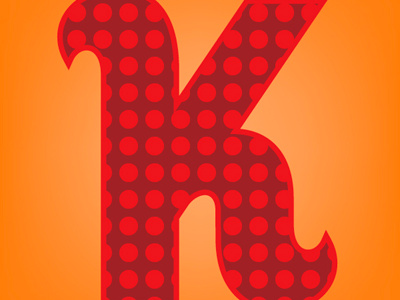 K alphabattle lettercult lettering type