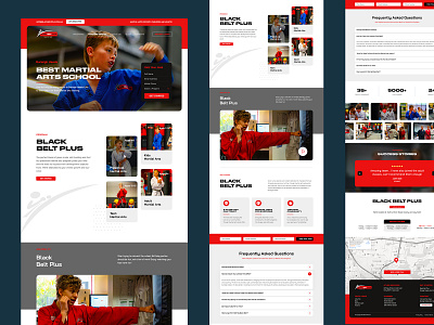 High-Impact Martial Arts Website Design, Boost Engagement & Lead conversation optimization design fitness mockup fitness website graphic design landing page landing page design layout lead generation martial arts martial arts landing page martial arts website mockup responsive design small business website sports marketing taekwondo website web design website wordpress fitness website