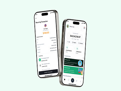 Neobanking App bank app banking exchange finance fintech neobank transaction ui ux