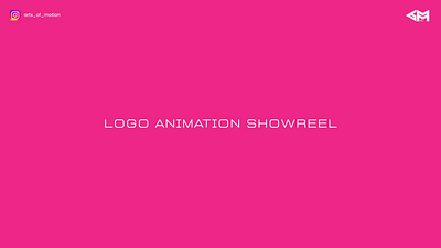 Logo Animation Showreel - ARTS OF MOTION 2d animation adobe aftereffects aftereffects animation logo logo animation logo animations motion graphics showreel