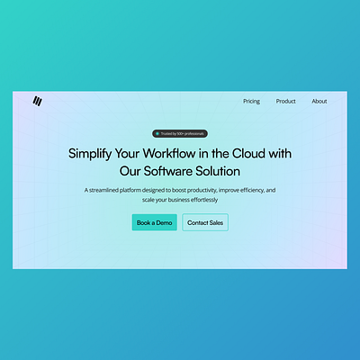 SAAS Landing Page Hero Section saas saas landing page saas website saas website design ui ux design ui ux designer uiux designer web design website designer