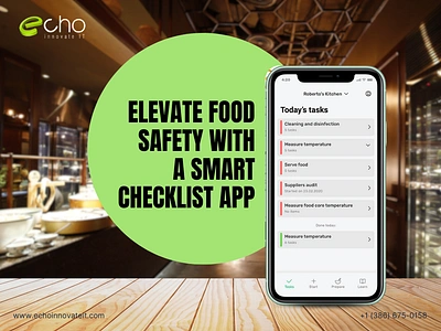 Elevate Food Safety with a Smart Checklist App animation branding graphic design ui