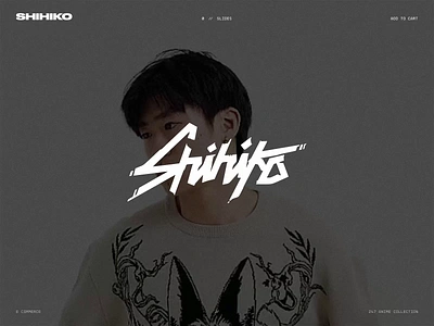 Shihiko // E-commerce Website animation blacklead blacklead studio buy clothes design digital e commerce product sell shop ui web web design website work