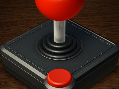 Controller 3d arcade cinema 4d icon joystick mac retro