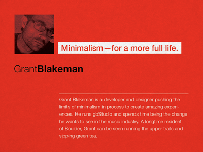 TEDx Program gblakeman helvetica red ted