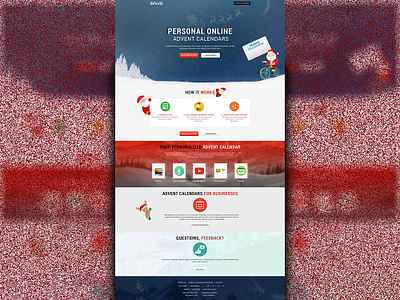 Advent Calendars graphic design ui