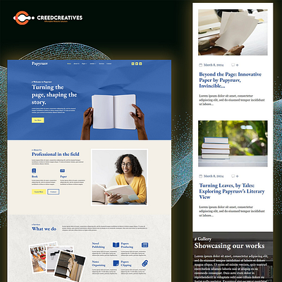 Empowering Publishing: Organized for Success uiux userexperience userinterface ux webdevelopment website