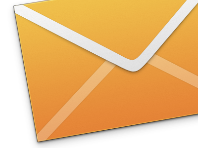 Mail envelope icon mail orange