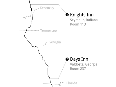 Vacation Travel data map vacation